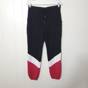 Good American Colorblock Sweatpants Jogger Size 2